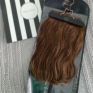 Bellami clip in hair extensions 18”